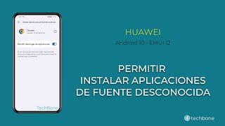 Permitir Instalar Aplicaciones de Fuente Desconocida  Huawei Android 10  EMUI 12 [upl. by Aelahc]