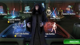 swgoh ep47 palpatine unlocked [upl. by Aimal]