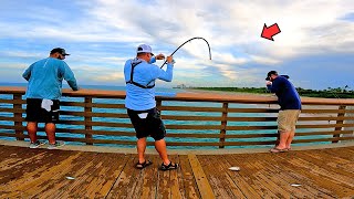 Fishing with Live Bait off the Pier and Caught This Ive Been Missing Out [upl. by Mauri952]