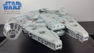 Star Wars The Legacy Collection Millennium Falcon [upl. by Hakeem]