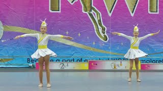 Majorettes PLESNI KLUB A Zagreb  baton duo trio cadet  Liberec 2024  Majorette Championship MWF [upl. by Waters493]