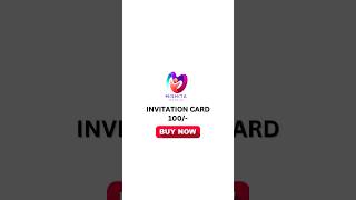 Invitation Card  ECard Design  Buy Now  Social media Post  Mishita Graphics [upl. by Assil]