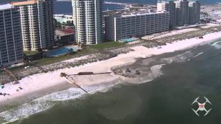 Navarre Beach Renourishment April 2016 [upl. by Longmire600]