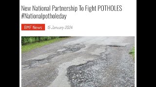 NATIONAL POTHOLE DAY NEW NATIONAL PARTNERSHIP TO FIGHT POTHOLES [upl. by Meuser]