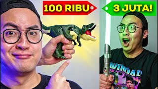 UNBOXING MAINAN 100 RIBUAN VS MAINAN 3 JUTA 3 MAINAN RANDOM EPS 14 [upl. by Edac]