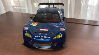 TAMIYA 110 SUBARU BRZ RampD SPORT TA07 chassis [upl. by Irec645]