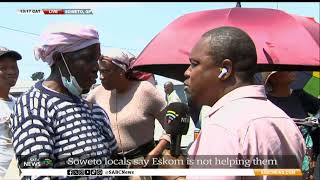 Prepaid Meters  Soweto residents at Eskoms Zola branch unhappy with recoding process [upl. by Nylacaj1]