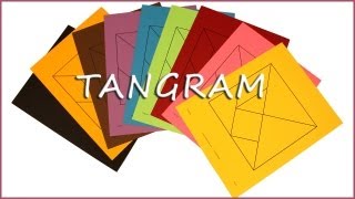 Printable Tangram Puzzles with solutions [upl. by Cirle532]