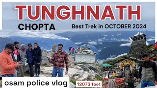 Best trek in october tungnath chopta uttrakhand travel trek vlog vlogs mountains viral [upl. by Koslo]