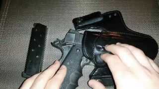 Galco 1911 v hawk iwb holster review [upl. by Lehcer]