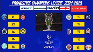 PRONOSTICS LIGUE DES CHAMPIONS  🇨🇵 PSG  GIRONE 🇪🇦 18092024 [upl. by Floro]