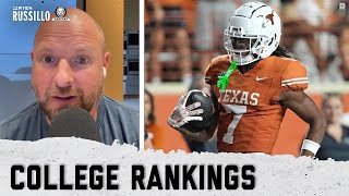 Ryen Russillo’s Top 12 College Football Rankings  The Ryen Russillo Podcast [upl. by Kumagai]