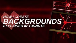 How I make Project Arrhythmia backgrounds  1 Minute Tutorial [upl. by Nikral]