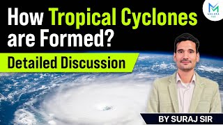 Science behind cyclone formation  How tropical cyclones are formed  Tropical cyclones  Maluka IAS [upl. by Nnylhtak]