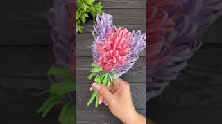 WoW EASY Paper Flowers DIY Paper Craft Ideas Tutorial shorts [upl. by Bethanne893]