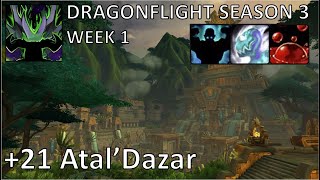 21 AtalDazar Fortified  Week 1 Mythic Keystone  Vengeance DH Tank PoV  Dragonflight 1020 [upl. by Nivla]