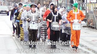 2024 Folkloredag maandag Sint Cecilia 25 november [upl. by Alyt]