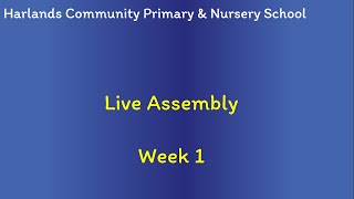 Virtual Assembly 1  Harlands School Uckfield East Sussex [upl. by Yttam]