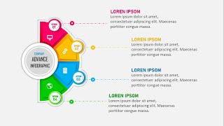 presentaciones profesionales en power point INFOGRAFIA CREATIVA 2023 diseño paso a paso✅ [upl. by Ardnusal]