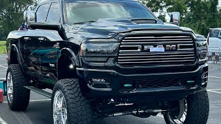 Massive Ram 2500 on 28x16 Shuts Down The Show In Avoyelles Parish diesel lift vlog modified [upl. by Lilla]