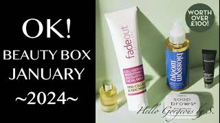 Spoiler Alert OK BEAUTY BOX January 2024 FullReveal [upl. by Aronal]