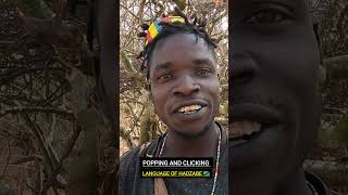 Popping And Clicking Language Of Hadzabe People 🇹🇿 africa hadzabe hadzatribe hadzabetribe [upl. by Nolyaw]