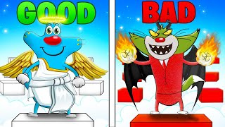 Roblox Good vs Bad Experience With Oggy And Jack [upl. by Jennee640]