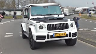 MercedesAMG G63 with Akrapovic Exhaust  Accelerations amp Engine Sounds [upl. by Hallimaj]