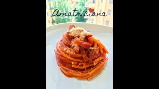 Pasta allAmatriciana  Original recipes [upl. by Ejroj522]