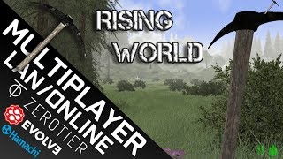 Jugar Rising World v093  RED LOCAL o LANOnline VPN  ÚLTIMA VERSIÓN [upl. by Onitnevuj]