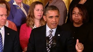 President Obama Speaks on Protecting Our Children from Gun Violence [upl. by Pietje]