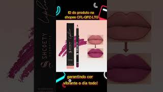 Kit de 12 Cores de Forro Labial – Caneta Batom Natural de Longa Duração ache maquiagemshopee [upl. by Jac20]