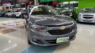 Chevrolet Cobalt 18 LTZ 2019 Cinza [upl. by Enayr976]