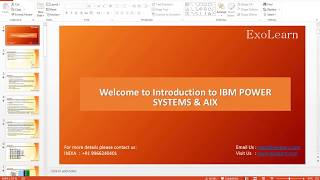 IBM Aix Tutorial for Beginners IBM AIX Administration Exolearn [upl. by Pik]