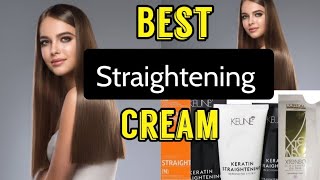 Best straightening cream  permanent straightening cream Best products Hair careBeauty tips [upl. by Casmey]