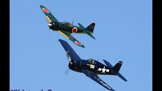 Classic Duels  Grumman F6F Hellcat vs Mitsubishi A6M ZeroSen [upl. by Reidid]