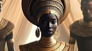 Hidden African History Kushite Queens  MY Art Creation [upl. by Yanffit]