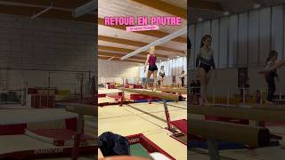 Retour sur la poutre 🎟️ Partie 1 poutre souplesse sportgym [upl. by Yodlem]