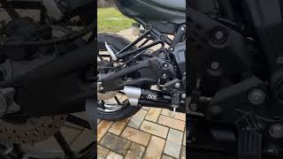 Yamaha MT07 2022 Ixil Hyperlow Exhaust Euro5 mt07 [upl. by Nydnarb]