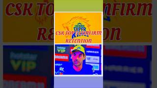 MS Dhoni Among Five Players Retained By CSK Ahead Of IPL 2025Auctionshortsyoutubeshortsipl2025 [upl. by Nnarual118]