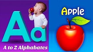 ABC Song  Kiddos Study Zone  ABC Phonics Song  ABCD  Tiny Tots  ABC lyrics song phonicsong [upl. by Yrram]