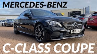 MercedesBenz CClass Coupe test drive and review  2020 C300d AMG Line [upl. by Phyl86]