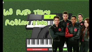 Lab rats theme  Roblox piano [upl. by Peednas820]