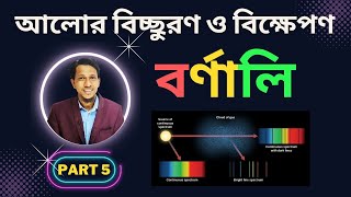 Dispersion And Scattering of light class 12 in bengali  Part 5  Spectrum  Physics In Bengali [upl. by Maher191]