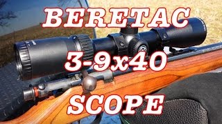 BERETAC 39x40 TACTICALHUNTING SNIPER MILDOT Reticle Scope [upl. by Brinson]