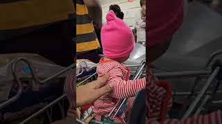 Cute Raha in shopping 🛒 mall🤣 comedy childrenssong funny kidssong cutefunny adorablevideo [upl. by Nahgaem]