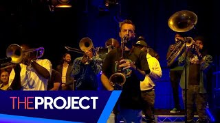 TBC Brass Band Performs Live On The Project [upl. by Noiramaj962]