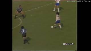 Diego Maradona vs FC Inter Away  Serie A 198889 [upl. by Eislehc245]