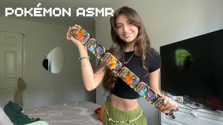 ASMR Unwrapping fake Pokémon cards…🃏 [upl. by Holub]