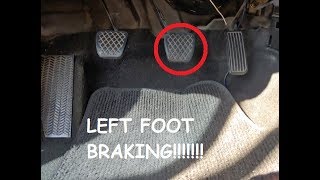 Learn Left Foot Braking for FF s Shown at Racing Speeds [upl. by Nerej]